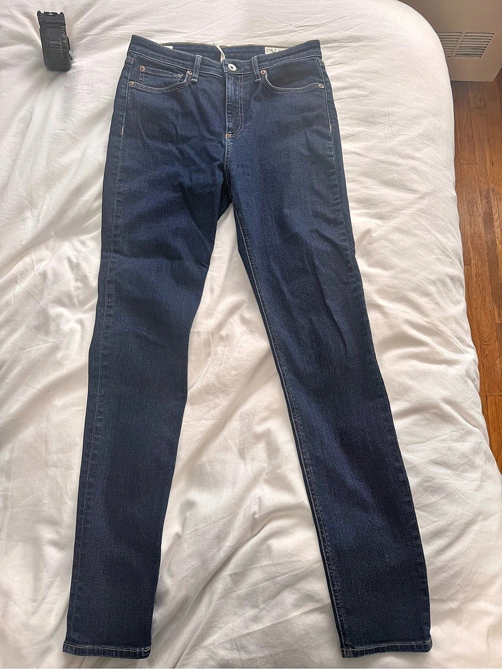 rag & bone Nina High-Rise Skinny Jeans Blue Waist 29